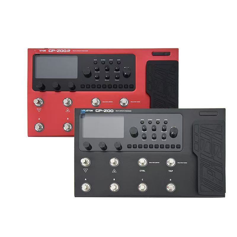 Musical Instrument Guitar - ซาวด์การ์ดกีตาร์ไฟฟ้าเบสซินธิไซเซอร์คุณภาพสูง Valeton GP200 อุปกรณ์เสริมเครื่องดนตรีระดับมืออาชีพ