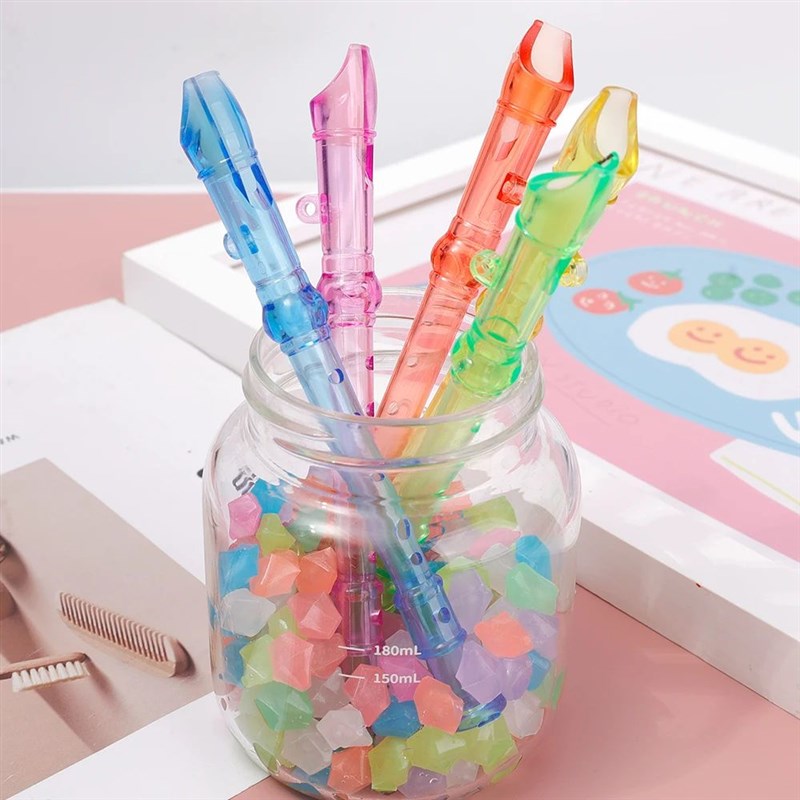 Musical Instrument That You Blow Into - 135 ชิ้น เครื่องดนตรีรีคอร์เดอร์พลาสติกแบบหกช่อง สำหรับเด็ก ของเล่นเสริมพัฒนาการ เครื่องดนตรีเป่า