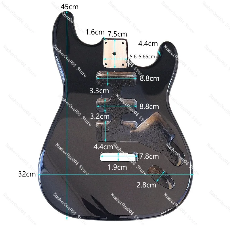 Musical Instrument Guitar - อะไหล่ดัดแปลง DIY สำหรับกีตาร์ไฟฟ้า อุปกรณ์ประกอบเครื่องดนตรี สำหรับตัวกีตาร์ ตัวเลือกเทรโมโลแบบเดี่ยวและแบบคู่
