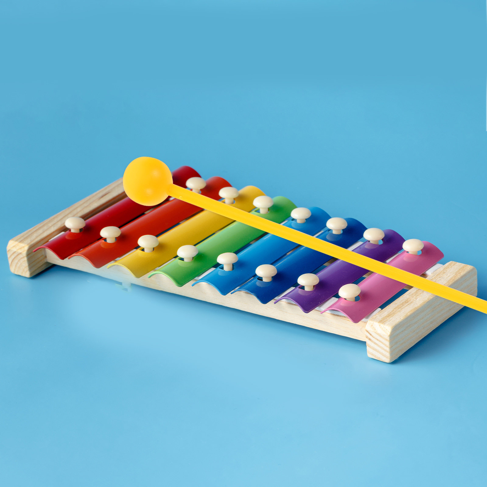 Musical Instrument Glockenspiel - ไม้ตีกลอง 10 ชิ้น ด้ามจับพลาสติกคุณภาพสูงสำหรับไซโลโฟน กล็อกเกนสปีล เครื่องดนตรีประเภทเพอร์คัชชัน