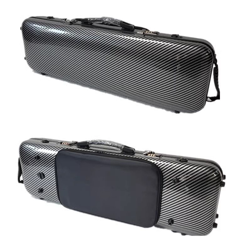 Musical Instrument Box - กล่องใส่ไวโอลินคาร์บอนไฟเบอร์ 4/4 ทรงสี่เหลี่ยม ป้องกันความชื้น ป้องกันการโจรกรรม พกพาสะดวก