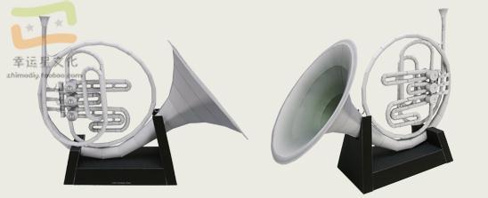 แบบจำลองกระดาษ 3 มิติ รูปแตรเค - Musical Instrument Horn บทวิจารณ์และราคา