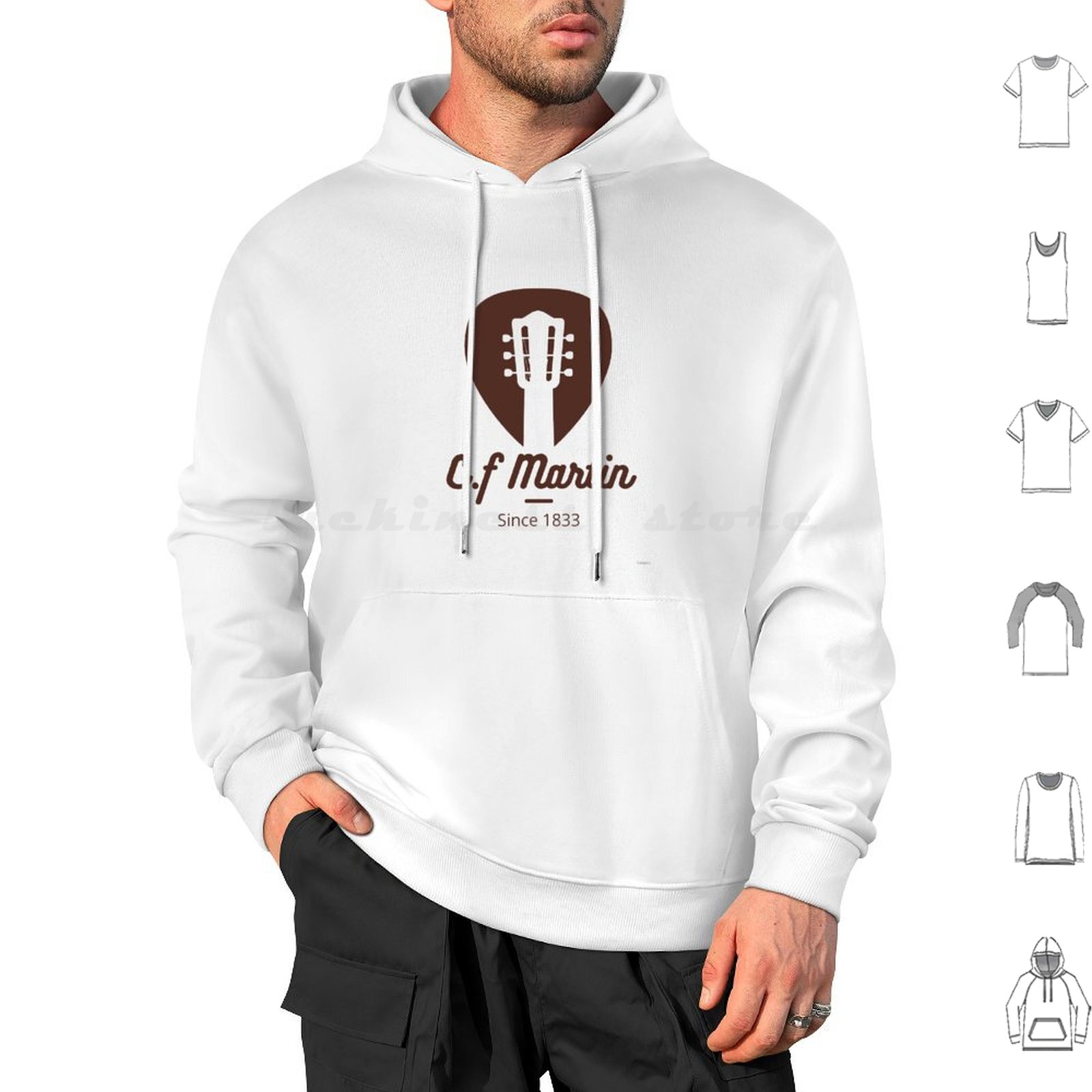 กีตาร์ 1833 เสื้อฮู้ดดี้แขนยาว - Musical Instrument Companies บทวิจารณ์และราคา