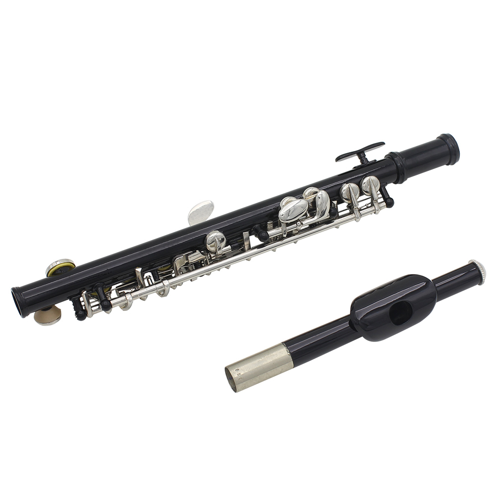 ขลุ่ยขลุ่ยสีดำครึ่งขนาดพร้อมกล - Musical Instrument Piccolo บทวิจารณ์และราคา