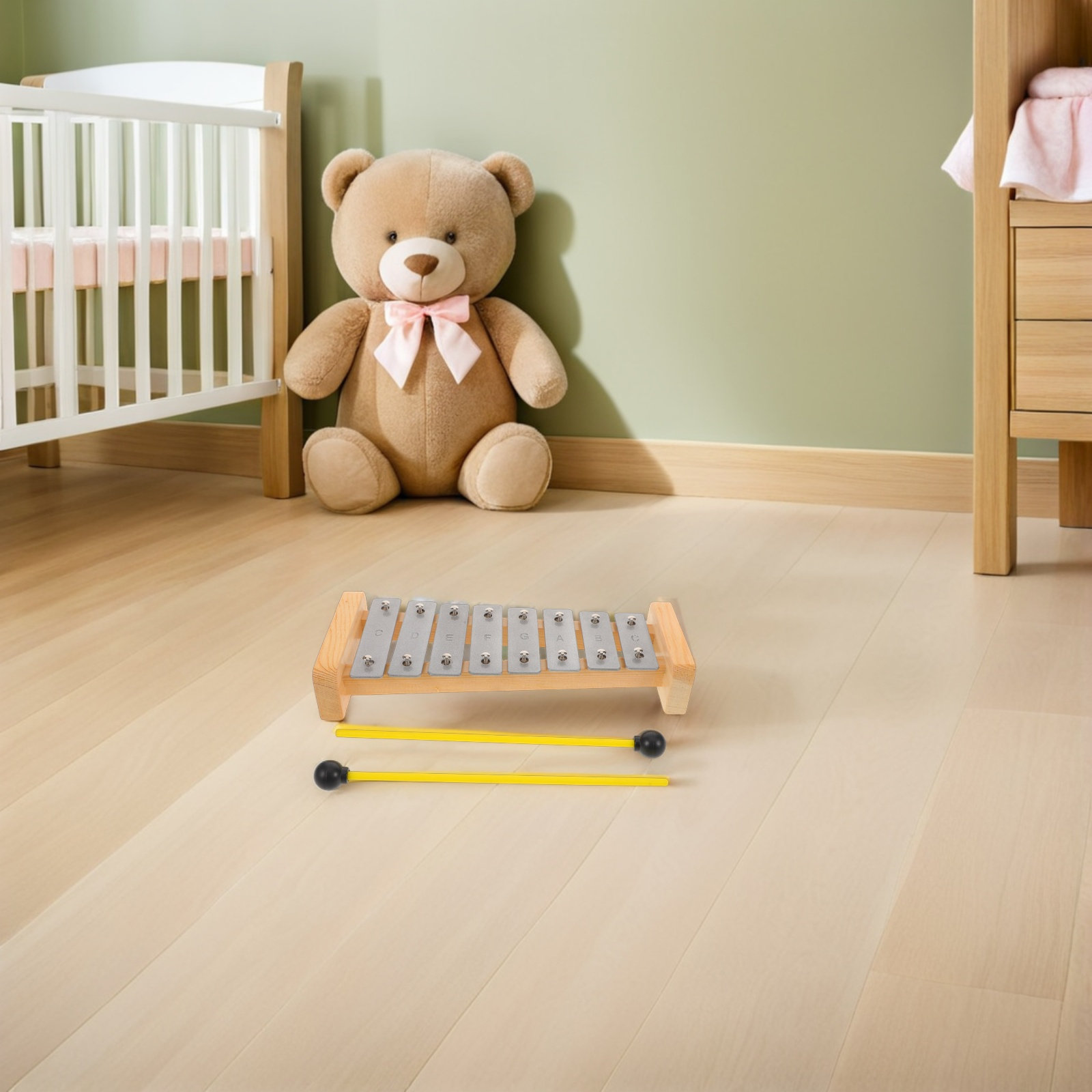 กล็อกเกนสปีลอะลูมิเนียม 8 โน้ต - Musical Instrument Glockenspiel บทวิจารณ์และราคา