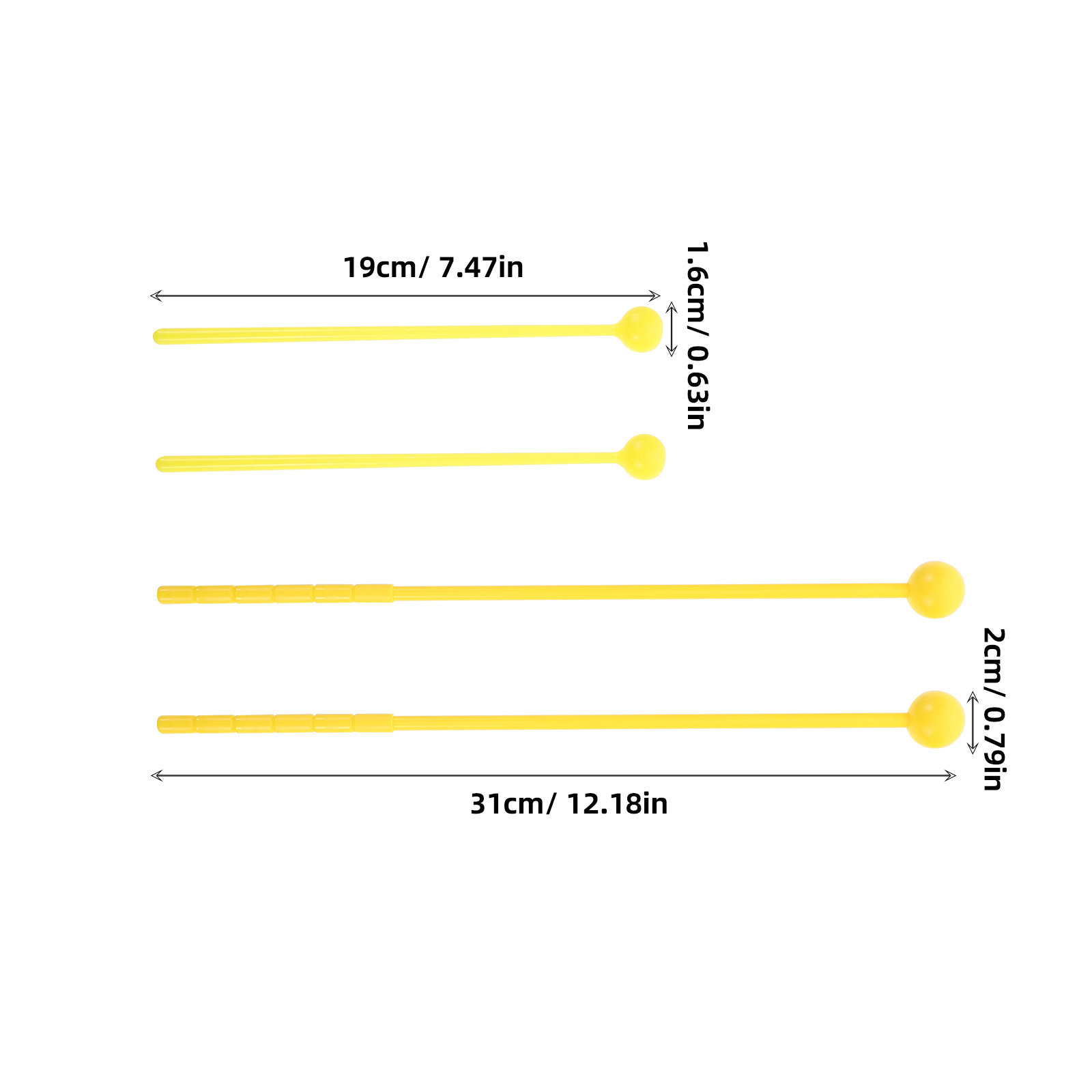 ไม้ตีกลอง 10 ชิ้น ด้ามจับพลาสต - Musical Instrument Glockenspiel บทวิจารณ์และราคา