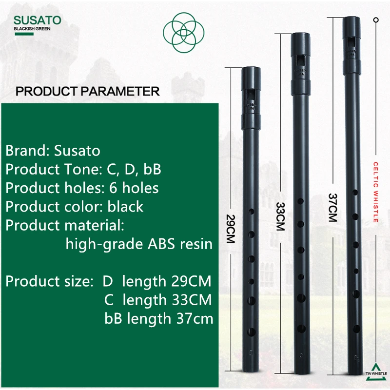 ซูซาโต 1 ชิ้น ขลุ่ยไอริชขนาดเล - Musical Instrument Piccolo บทวิจารณ์และราคา