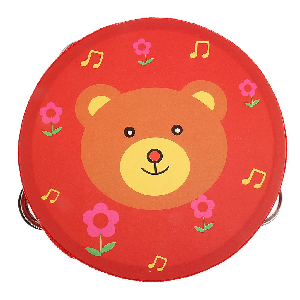 กระดิ่งมือ แทมบูรีนไม้ ของเล่น - Tambourine Hand Drum บทวิจารณ์และราคา