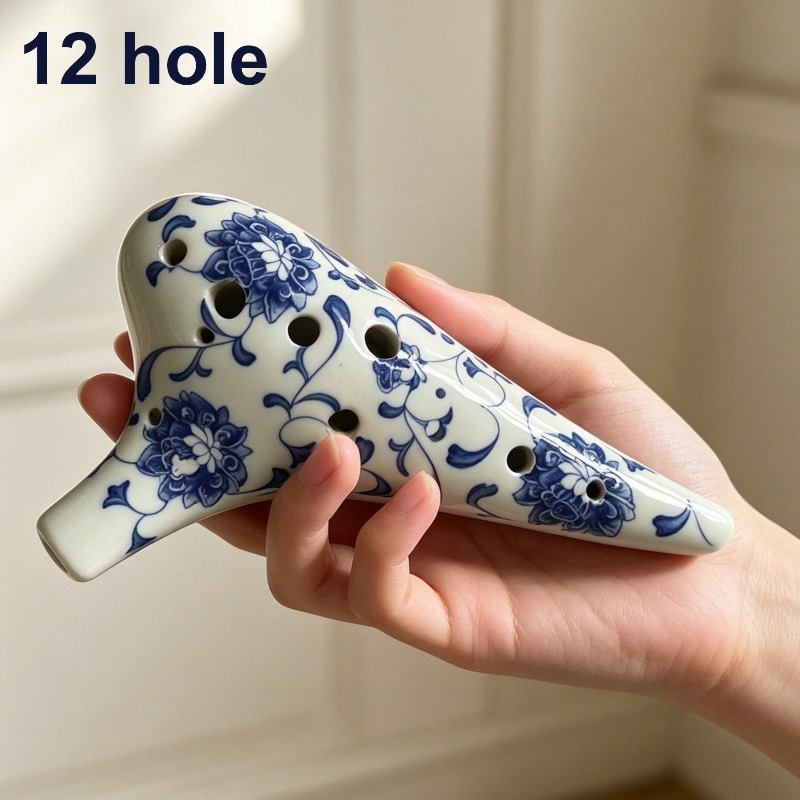 โอคาริน่า 12 รู ฟลูตเซรามิกมือ - Musical Instrument Xun บทวิจารณ์และราคา