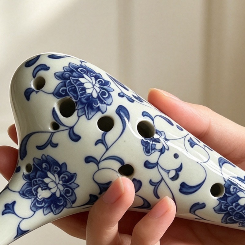 โอคาริน่า 12 รู ฟลูตเซรามิกมือ - Musical Instrument Xun บทวิจารณ์และราคา