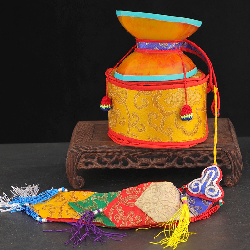 กลองมือเนปาลขนาด 12 ซม. พร้อมก - Tambourine Hand Drum บทวิจารณ์และราคา