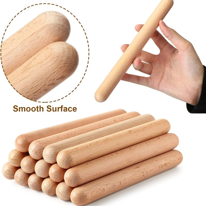 ไม้จังหวะทำจากไม้ธรรมชาติแบบยั - Musical Instrument Craft บทวิจารณ์และราคา