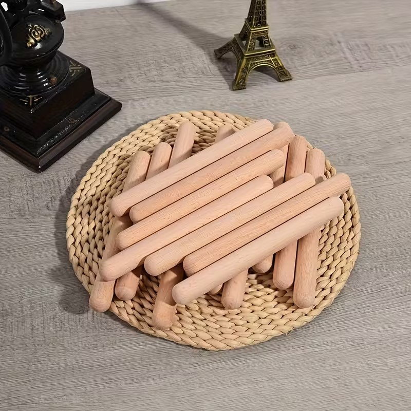 ไม้จังหวะทำจากไม้ธรรมชาติแบบยั - Musical Instrument Craft บทวิจารณ์และราคา