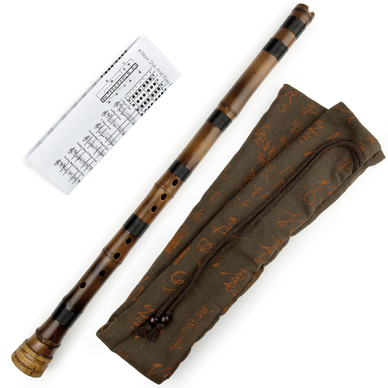 ขลุ่ยไม้ไผ่สีม่วง แบบดั้งเดิม  - Musical Instrument Xun บทวิจารณ์และราคา