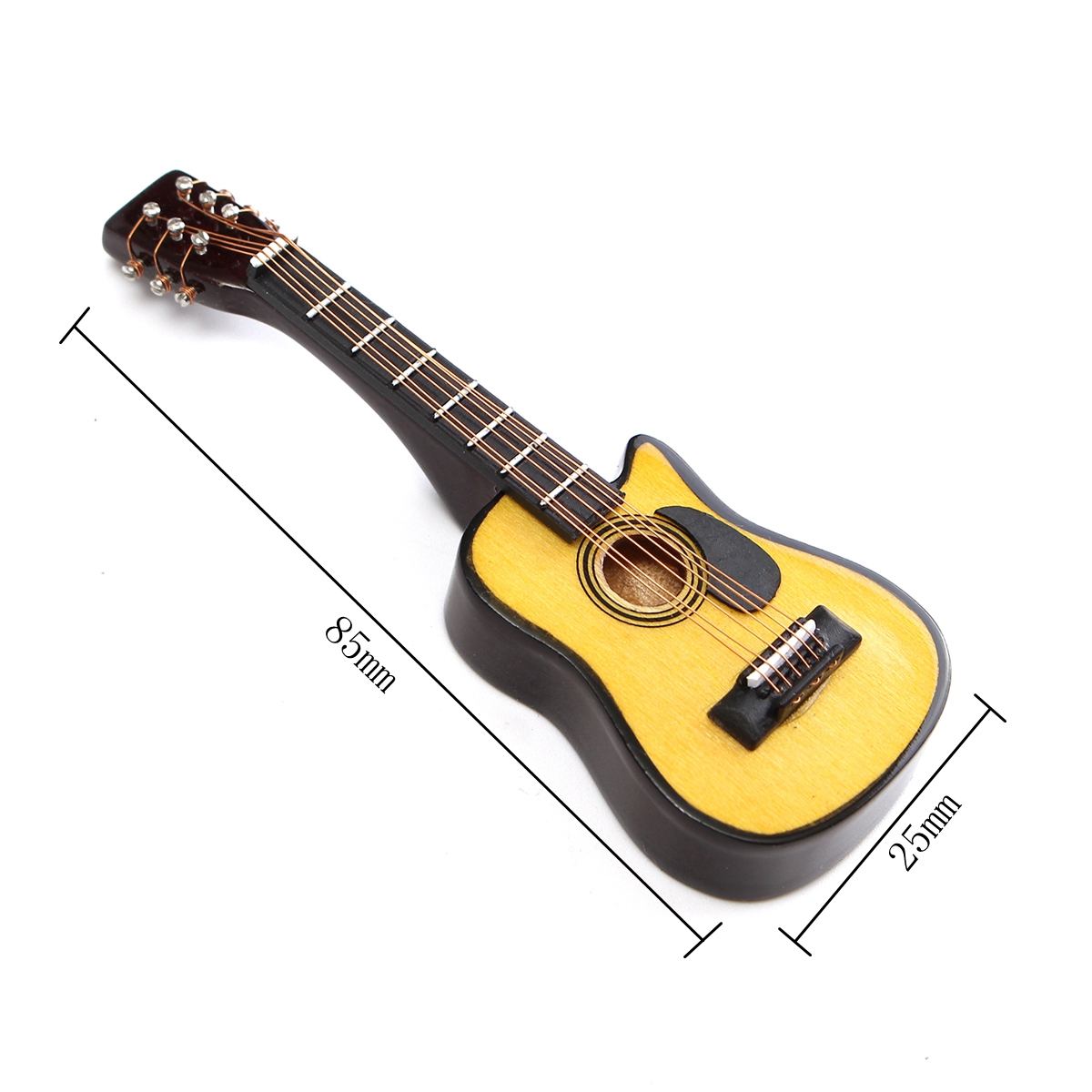 กีตาร์จิ๋ว 4 ชิ้น สำหรับตกแต่ง - Musical Instrument Craft บทวิจารณ์และราคา