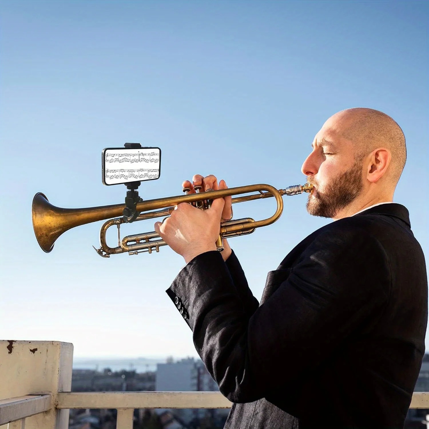 ที่วางโทรศัพท์แบบคลิปหนีบสำหรั - Musical Instrument Horn บทวิจารณ์และราคา