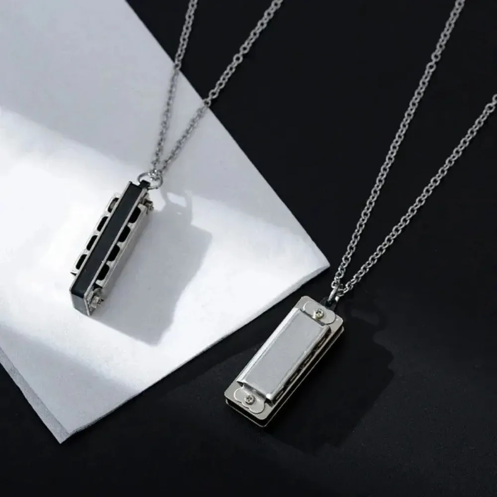 Mini Harmonica สร้อยคอผู้ชายแล - Musical Instrument That You Blow Into บทวิจารณ์และราคา