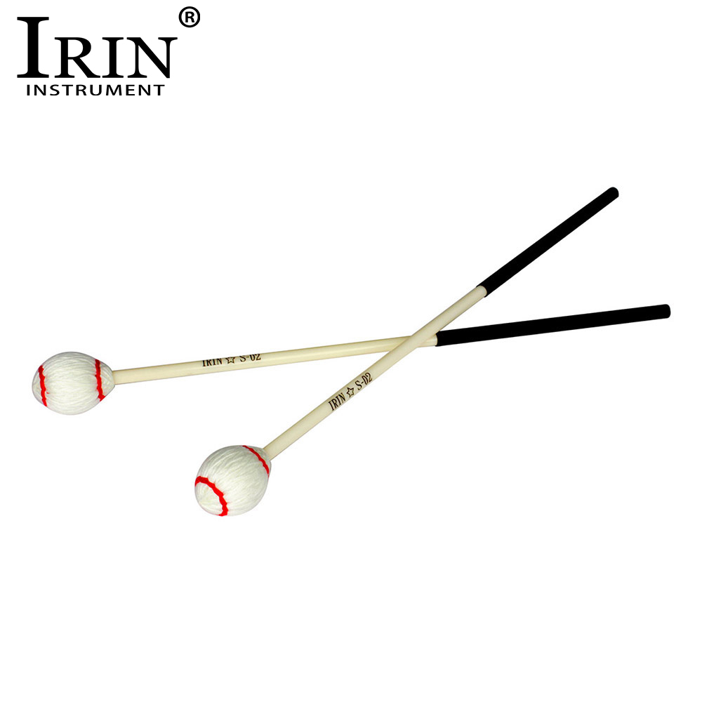 IRIN 1คู่ Marimba Mallets กลอง - Musical Instrument Glockenspiel บทวิจารณ์และราคา