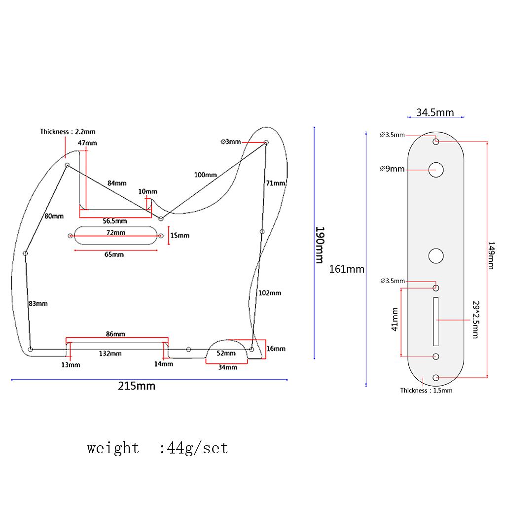 แผ่นป้องกันรอยขีดข่วนไม้เมเปิ้ - Musical Instrument Guitar บทวิจารณ์และราคา