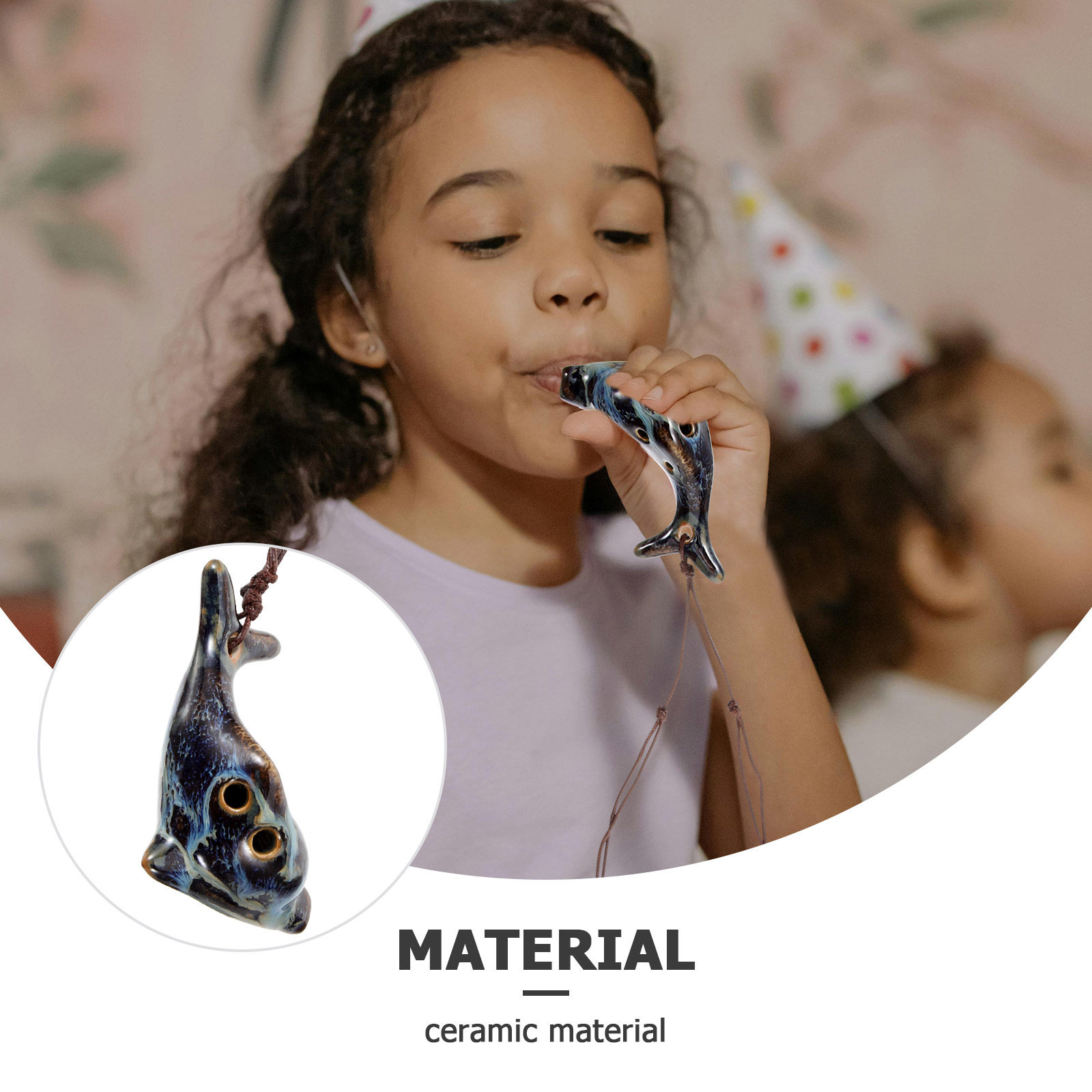 โอคาริน่าเซรามิกแบบพกพา 6 รู ว - Musical Instrument Easy To Learn For Adults บทวิจารณ์และราคา
